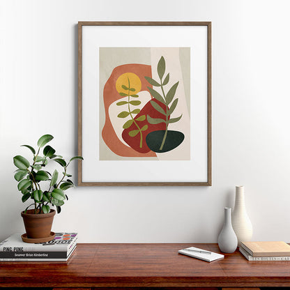 Two Abstract Branches Framed Art Print Gallery Image 14