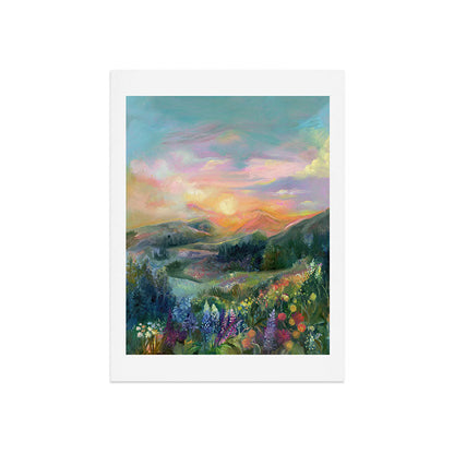 Sunset Landscape Art Print Gallery Image 9