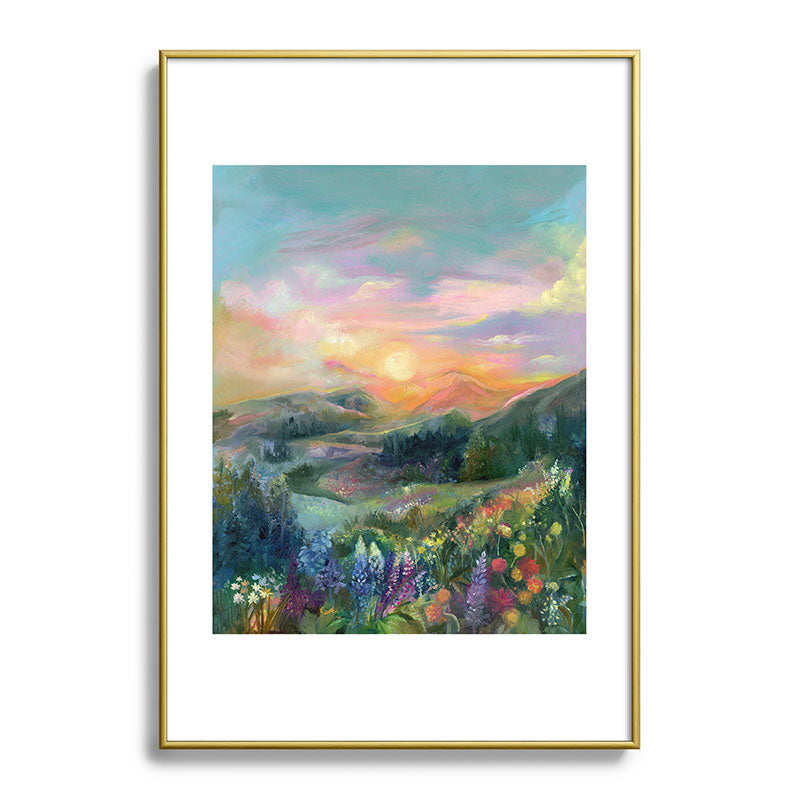 Sunset Landscape Framed Art Print Gallery Image 123