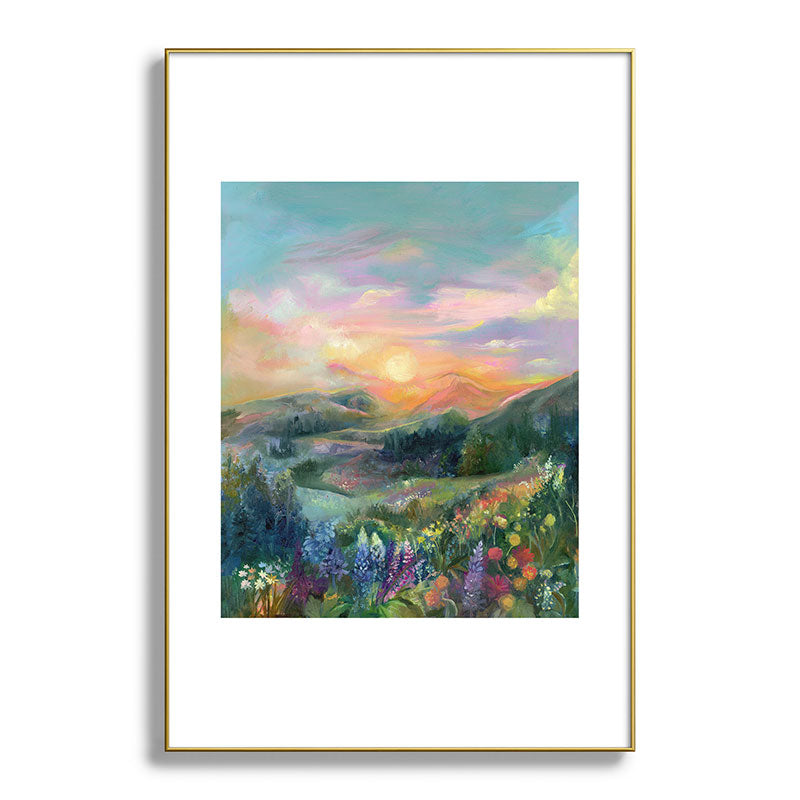 Sunset Landscape Framed Art Print Gallery Image 127