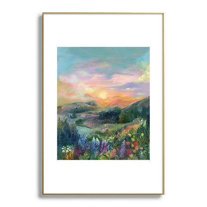 Sunset Landscape Framed Art Print Gallery Image 127