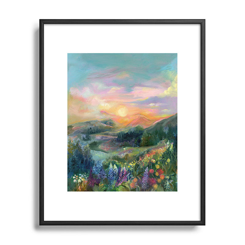 Sunset Landscape Framed Art Print Gallery Image 111