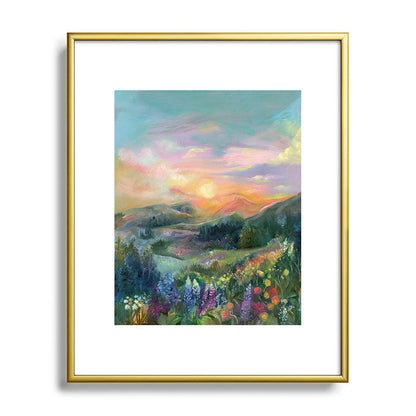 Sunset Landscape Framed Art Print Gallery Image 121