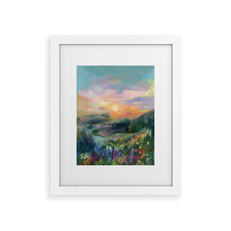 Sunset Landscape Framed Art Print Gallery Image 73
