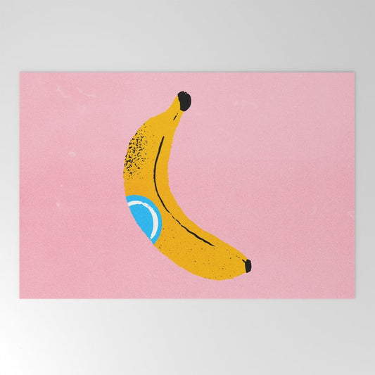Banana Pop Art Welcome Mat Gallery Image 2