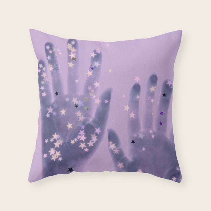 Cosmic Touch Throw Pillow Gallery Image 6