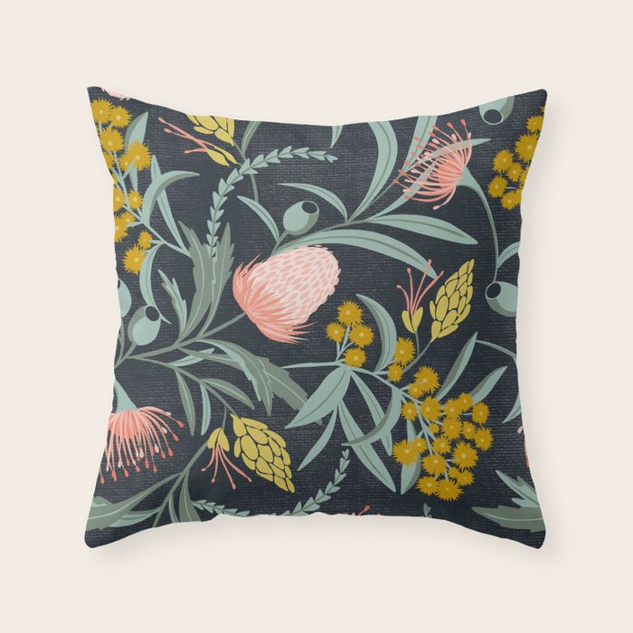 Flora Australis Throw Pillow Gallery Image 6