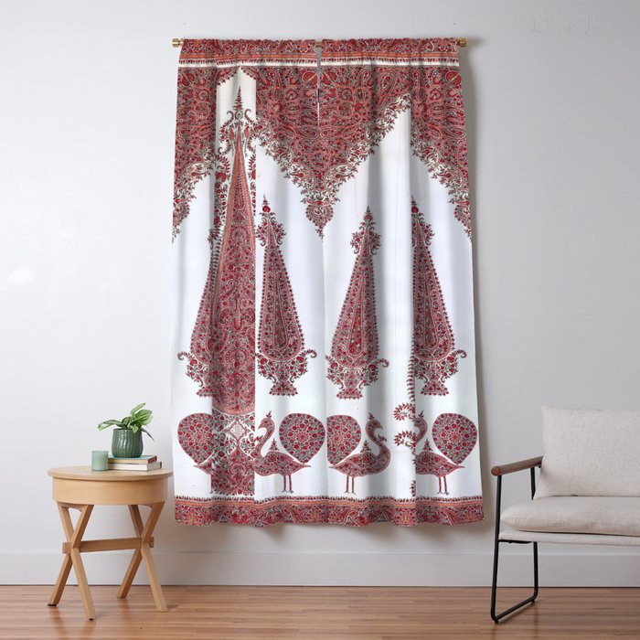 Kerman South Persian Embroidery Print Window Curtain Gallery Image 5