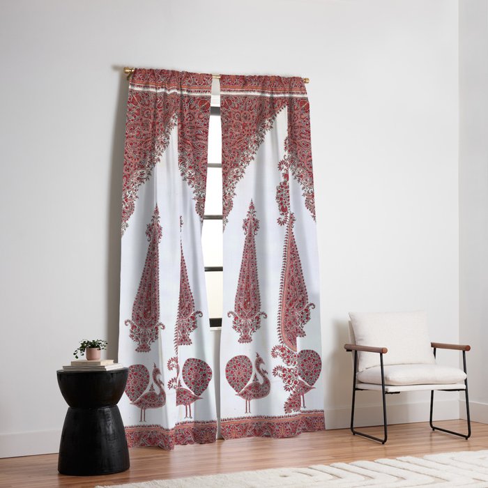 Kerman South Persian Embroidery Print Window Curtain Gallery Image 6