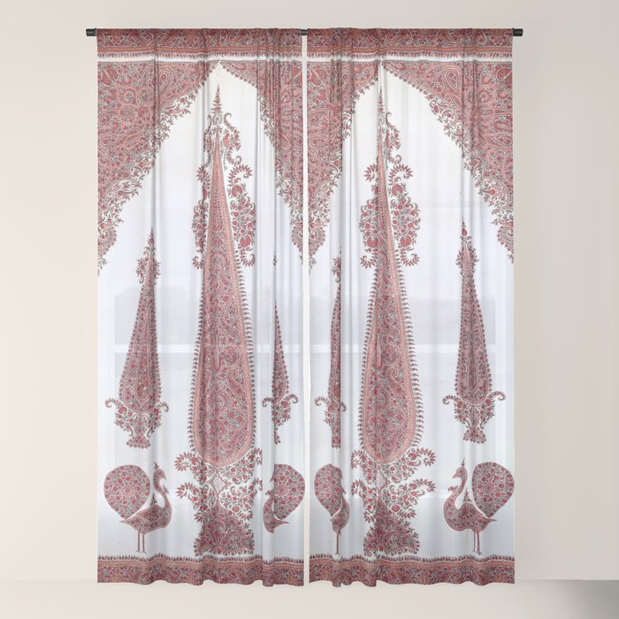 Kerman South Persian Embroidery Print Window Curtain Gallery Image 22
