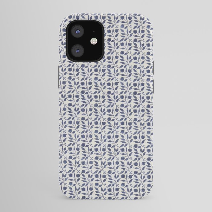 William Morris Vintage Rosehip Indigo Blue iPhone Case Gallery Image 41