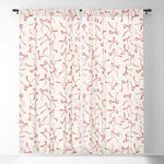 Coquette Pink Bows Window Curtain Gallery Image 1