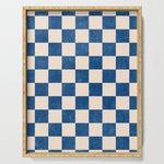CHECKER - 001 - Cobalt Serving Tray Gallery Image 1