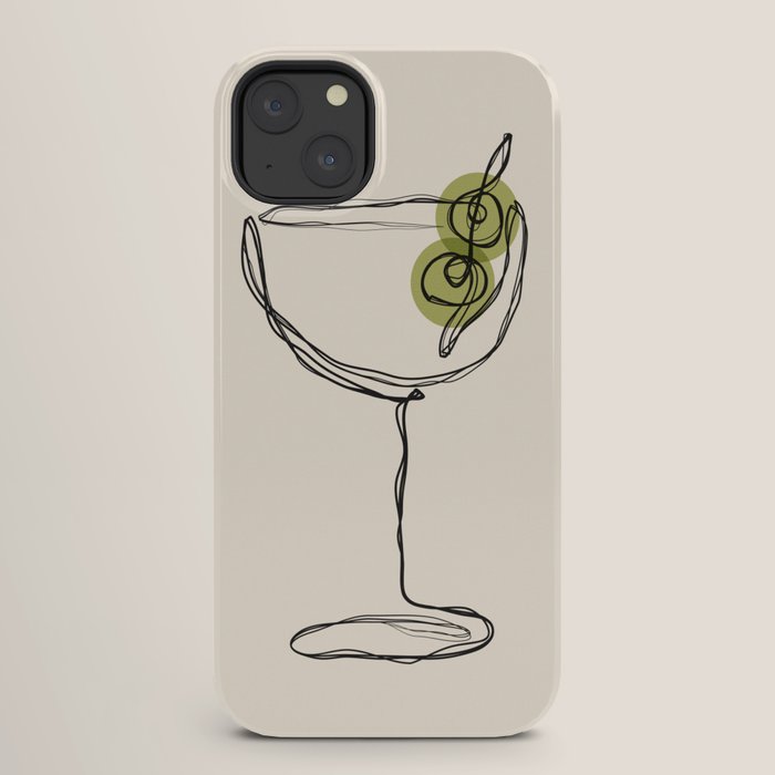 Dirty Martini Cocktail Drink iPhone Case Gallery Image 26