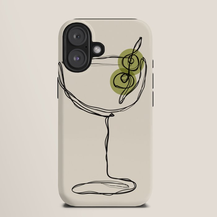 Dirty Martini Cocktail Drink iPhone Case Gallery Image 9