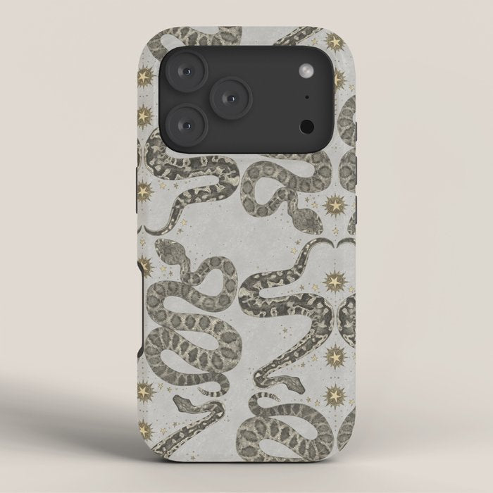 celestial snakes silver iPhone Case Gallery Image 3