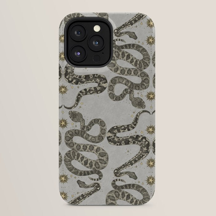 celestial snakes silver iPhone Case Gallery Image 24
