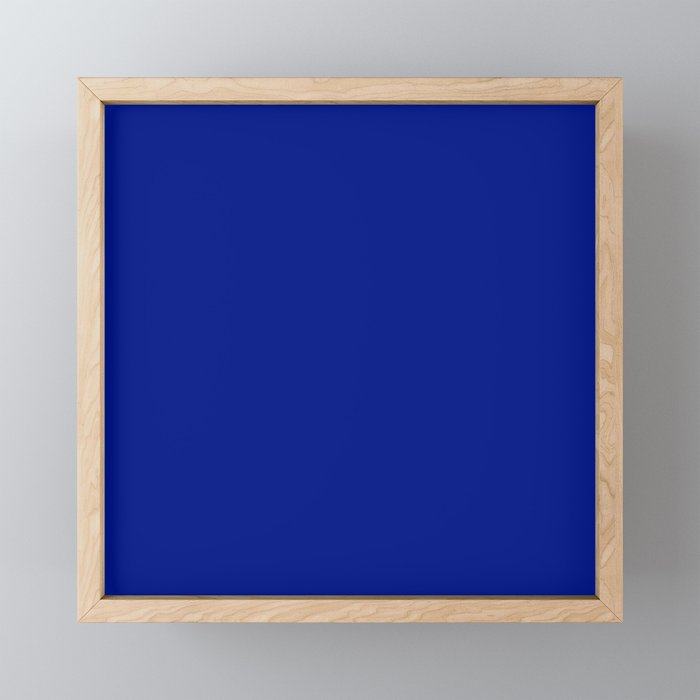 Solid Shades - Indigo Mini Art Print Gallery Image 1