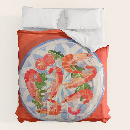 Seafood plate Comforter Gallery Image 2