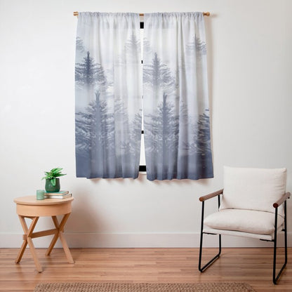 Foggy Forest 2 Window Curtain Gallery Image 15