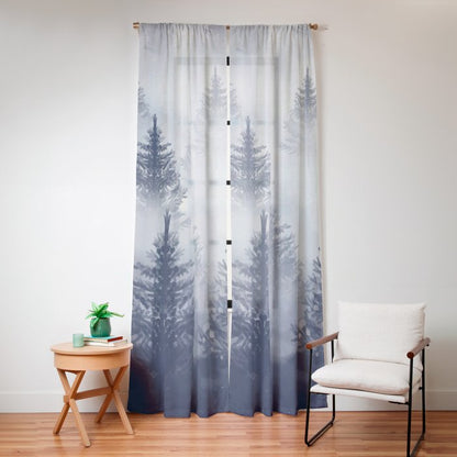 Foggy Forest 2 Window Curtain Gallery Image 16