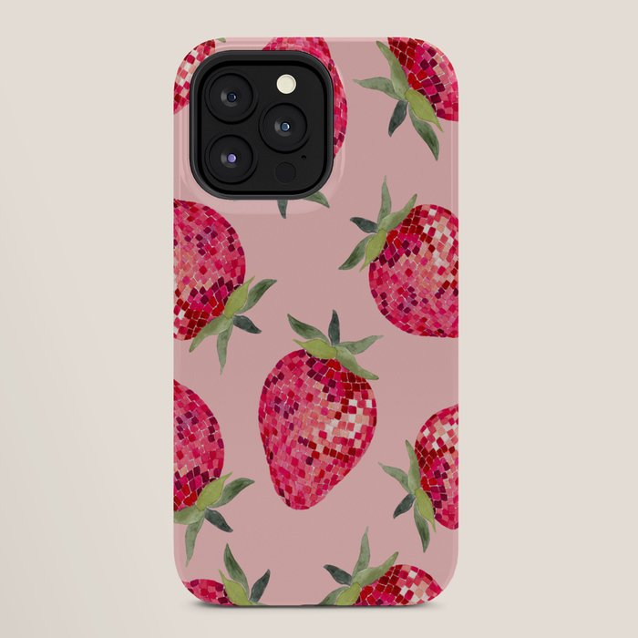 Disco Ball Strawberry iPhone Case Gallery Image 28