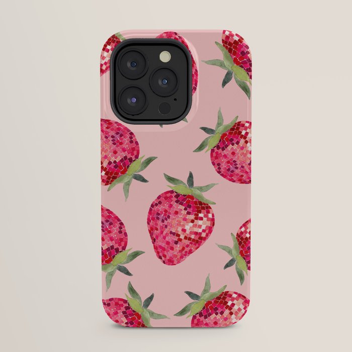Disco Ball Strawberry iPhone Case Gallery Image 31