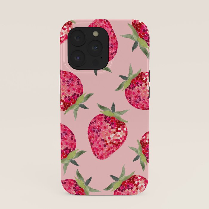 Disco Ball Strawberry iPhone Case Gallery Image 39