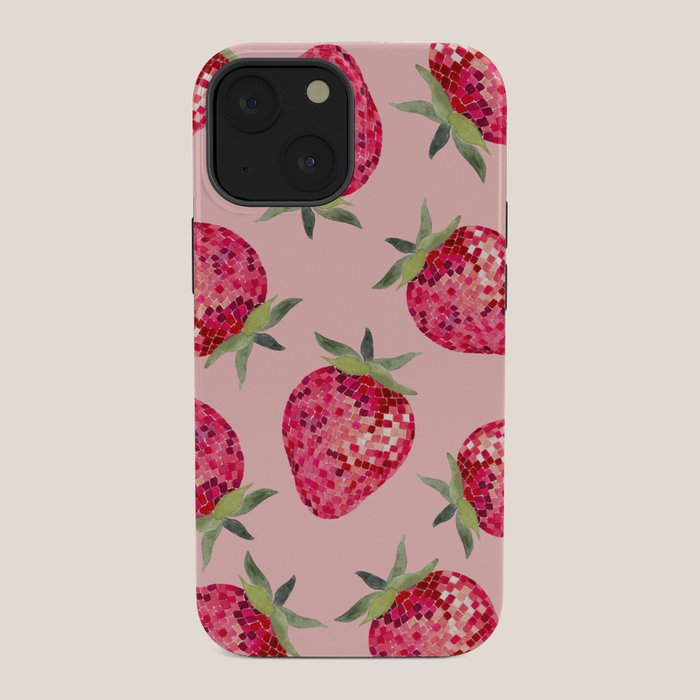 Disco Ball Strawberry iPhone Case Gallery Image 34