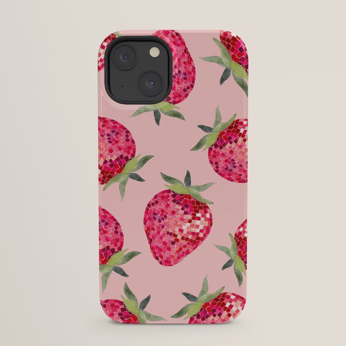 Disco Ball Strawberry iPhone Case Gallery Image 29