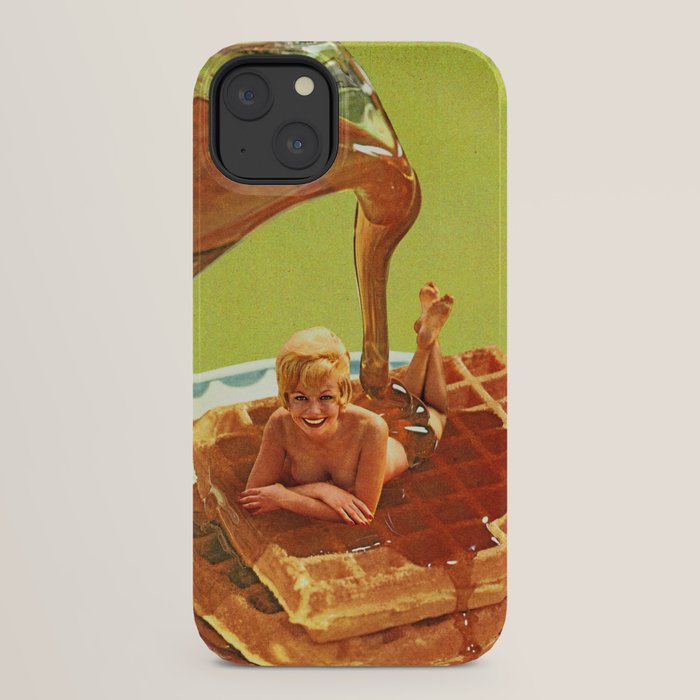 Pour some syrup on me - Breakfast Waffles iPhone Case Gallery Image 30