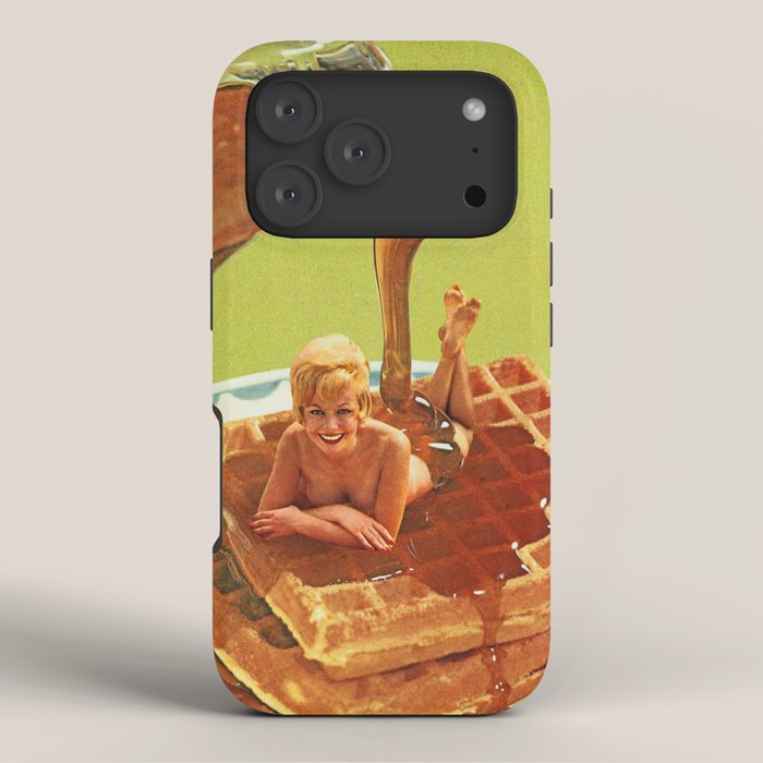 Pour some syrup on me - Breakfast Waffles iPhone Case Gallery Image 3
