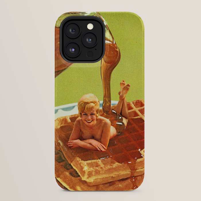 Pour some syrup on me - Breakfast Waffles iPhone Case Gallery Image 32