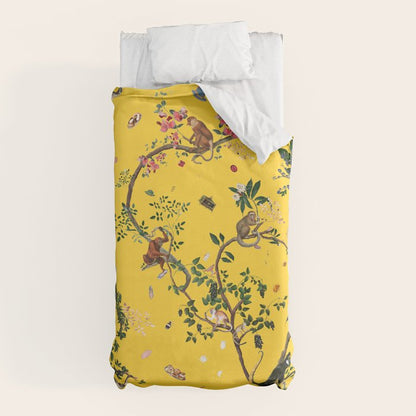 Monkey World Yellow Duvet Cover Gallery Image 10