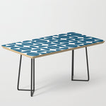 Mid Century Modern Geometric 04 Blue Coffee Table Gallery Image 1