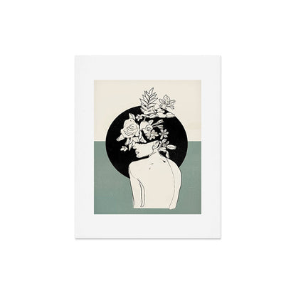 Bloom 8 Line Drawing Art Print Gallery Image 5