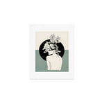 Bloom 8 Line Drawing Art Print Gallery Image 1