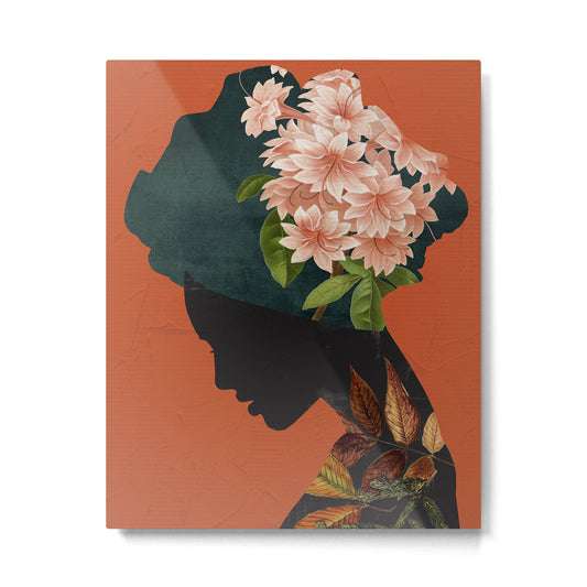 Floral Portrait 24 Metal Print Gallery Image 2