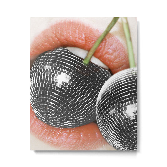 BITE me | Disco Cherry & Lips Metal Print Gallery Image 1