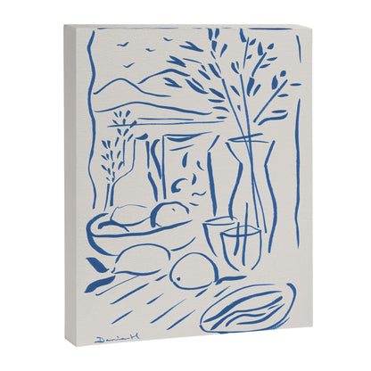 Mediterranean View Canvas Print Gallery Image 2