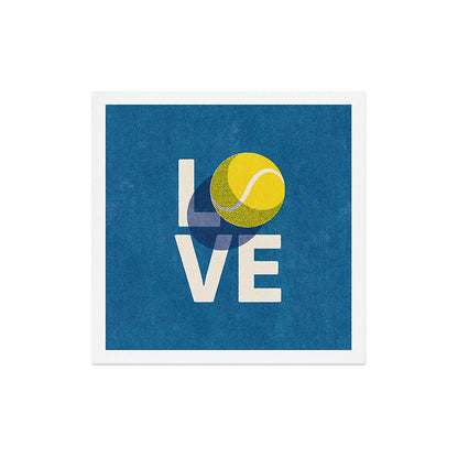 BALLS - Love Tennis - Hard Court Art Print Gallery Image 5