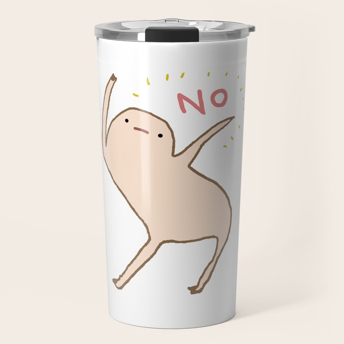 Honest Blob Says No Travel Mug Gallery Image 1