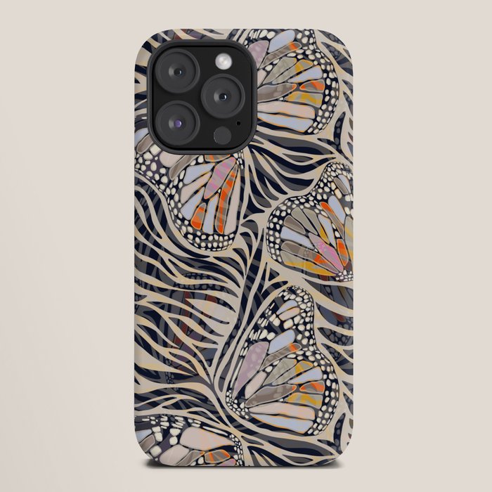Abstract Retro Boho Butterfly Zebra Pattern â¢ Earthy Nature iPhone Case Gallery Image 20