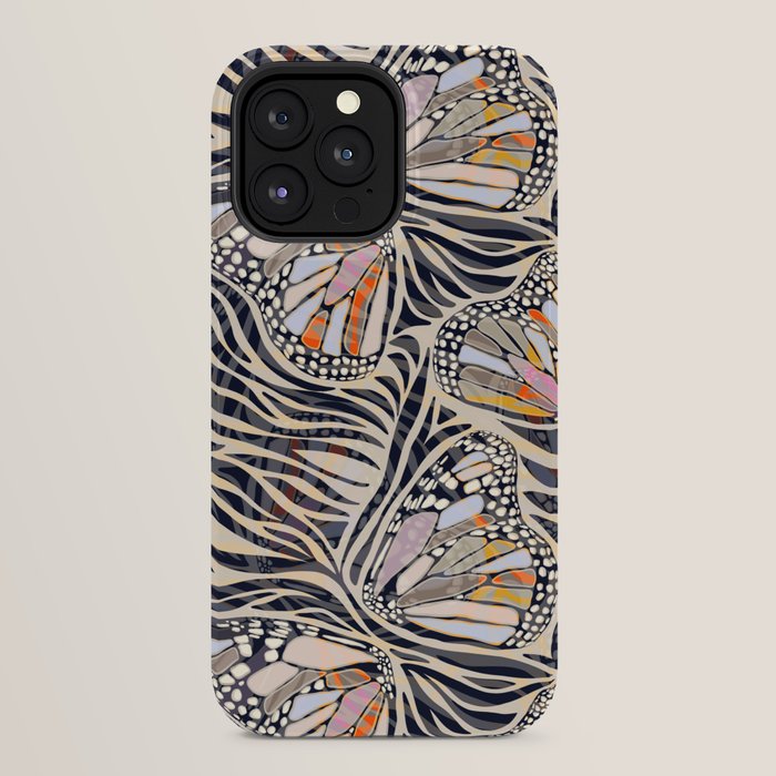 Abstract Retro Boho Butterfly Zebra Pattern â¢ Earthy Nature iPhone Case Gallery Image 24