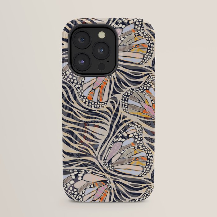 Abstract Retro Boho Butterfly Zebra Pattern â¢ Earthy Nature iPhone Case Gallery Image 31