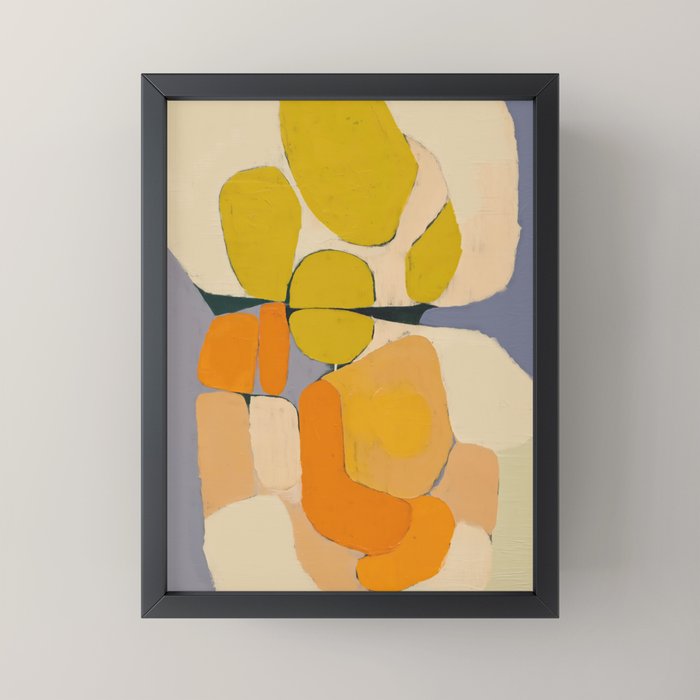 Mid Century Organic Shapes II Mini Art Print Gallery Image 3