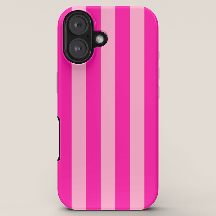 Pink Stripes Preppy Modern iPhone Case Gallery Image 5