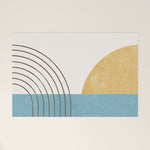 Sunny Ocean Horizon Welcome Mat Gallery Image 1