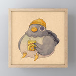 'Fuck' Pigeon 07 Mini Art Print Gallery Image 1
