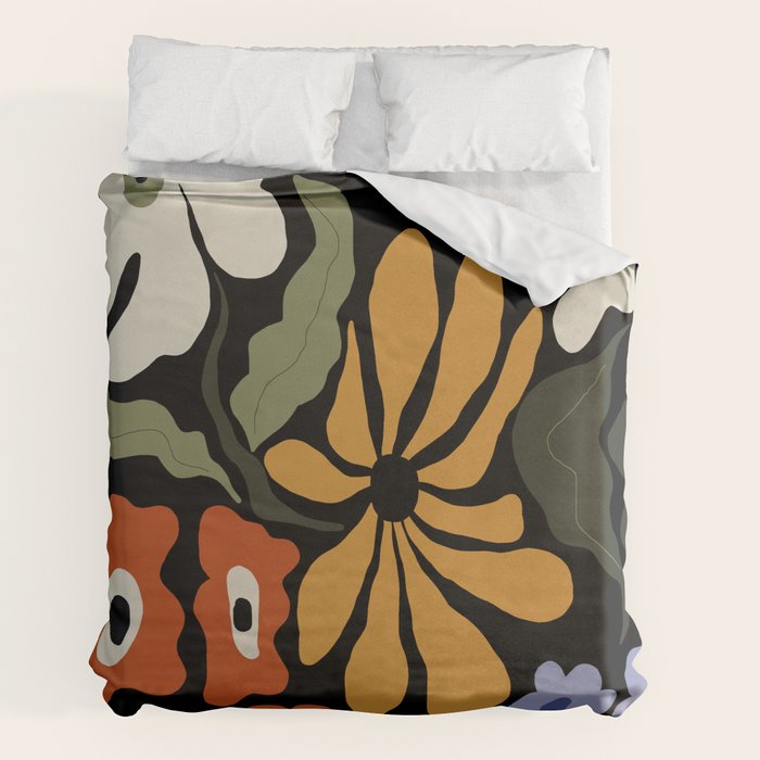 Summer floral night Duvet Cover Gallery Image 7